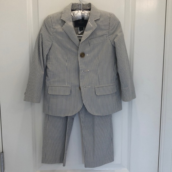 Crewcuts Seersucker Sportcoat and Classic Fit Pant - Picture 1 of 8